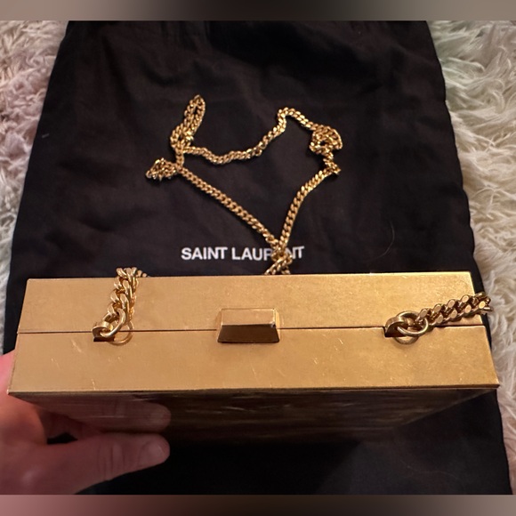 Saint Laurent Marble Pattern Tuxedo Box Bag - Picture 11 of 15